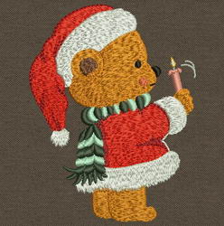 Christmas Bear 04 machine embroidery designs
