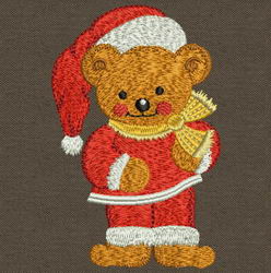 Christmas Bear 05 machine embroidery designs