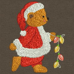 Christmas Bear 08 machine embroidery designs
