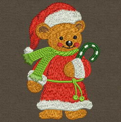 Christmas Bear 09 machine embroidery designs