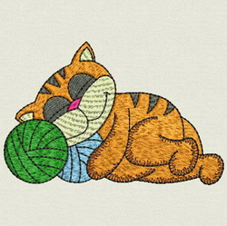 Playful Cats 06 machine embroidery designs