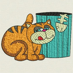 Playful Cats 07 machine embroidery designs