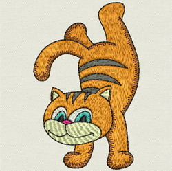 Playful Cats 09 machine embroidery designs