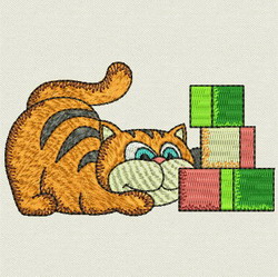 Playful Cats 10 machine embroidery designs