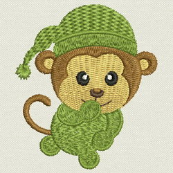 Monkey On Bed 05 machine embroidery designs