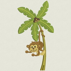 Cute Monkey 10 machine embroidery designs