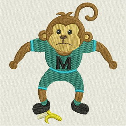 Cute Monkey 08 machine embroidery designs