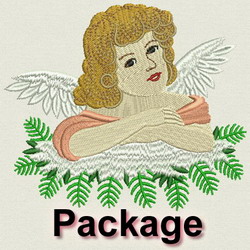 Christmas Angels machine embroidery designs