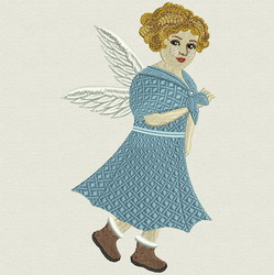 Christmas Angel 01 machine embroidery designs