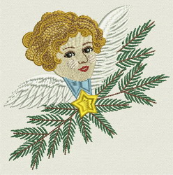 Christmas Angel 05 machine embroidery designs
