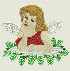 Christmas Angel 06 machine embroidery designs