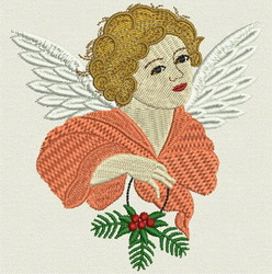 Christmas Angel 07 machine embroidery designs