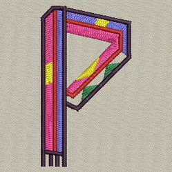 Colorful Alphabet-P