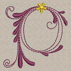 Classic Alphabet-P machine embroidery designs