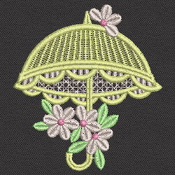 FSL Flower Umbrella 01 machine embroidery designs