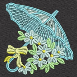 FSL Flower Umbrella 03 machine embroidery designs