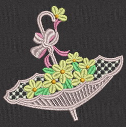 FSL Flower Umbrella 04 machine embroidery designs