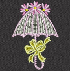 FSL Flower Umbrella 07 machine embroidery designs
