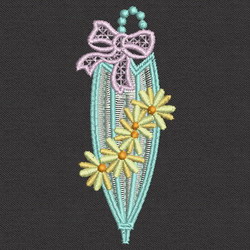 FSL Flower Umbrella 10 machine embroidery designs