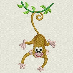 Cute Monkey II(SM) 02 machine embroidery designs