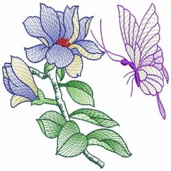 Butterfly Love 2 03(Lg) machine embroidery designs