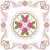 Brilliant Rose Quilt 10(Sm)