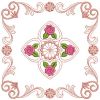 Brilliant Rose Quilt 12(Sm)