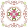 Brilliant Rose Quilt 16(Lg)