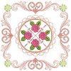 Brilliant Rose Quilt 16(Lg)