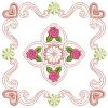 Brilliant Rose Quilt 21(Lg)