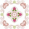 Brilliant Rose Quilt 24(Md)