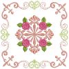 Brilliant Rose Quilt 29(Sm)