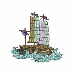 Sailing Ships machine embroidery designs