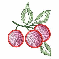 Fresh Fruits 01(Lg) machine embroidery designs