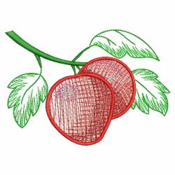 Fresh Fruits 10(Sm) machine embroidery designs