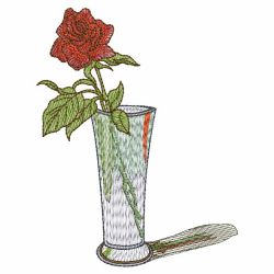 Floral Vases 10(Lg) machine embroidery designs