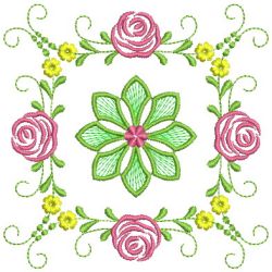 Vintage Rose Quilt(Lg) machine embroidery designs