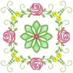 Vintage Rose Quilt(Md) machine embroidery designs