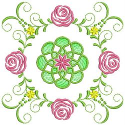 Vintage Rose Quilt 02(Md) machine embroidery designs