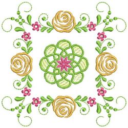 Vintage Rose Quilt 05(Md) machine embroidery designs