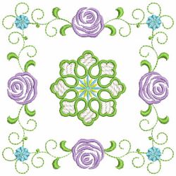 Vintage Rose Quilt 07(Lg) machine embroidery designs