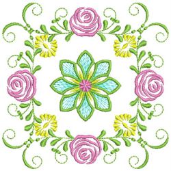 Vintage Rose Quilt 10(Lg)