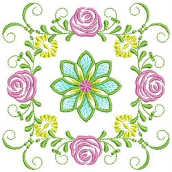 Vintage Rose Quilt 10(Lg) machine embroidery designs