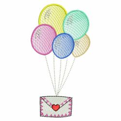 Colored Balloons 01(Sm) machine embroidery designs