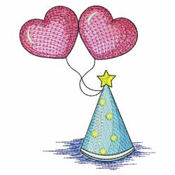 Colored Balloons 06(Md) machine embroidery designs