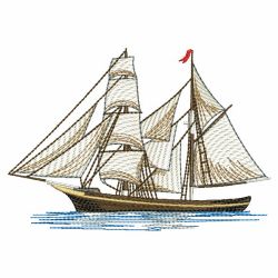 Sailing Boats 01(Md) machine embroidery designs