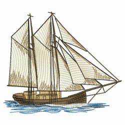 Sailing Boats 03(Md) machine embroidery designs