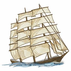 Sailing Boats 08(Lg) machine embroidery designs