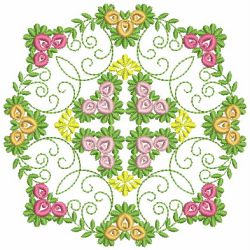 Floral Quilt Blocks(Md) machine embroidery designs
