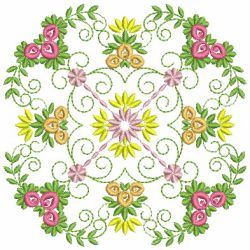 Floral Quilt Blocks 08(Md) machine embroidery designs